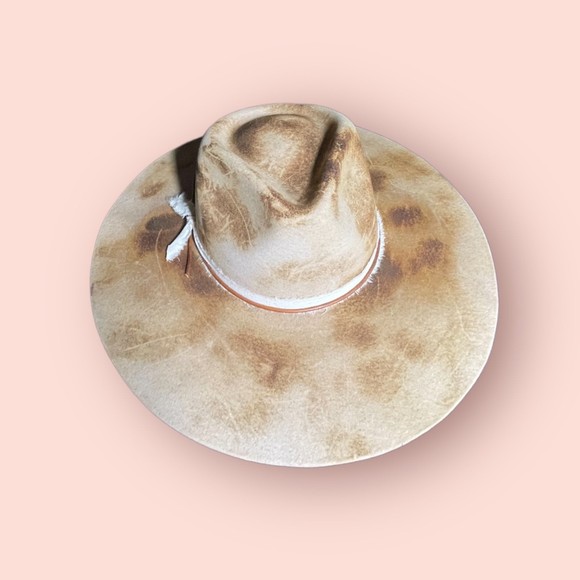 Friends of Friends Tan/Brown Hat Medium Boho Chic Summer Hat Western - Picture 6 of 7